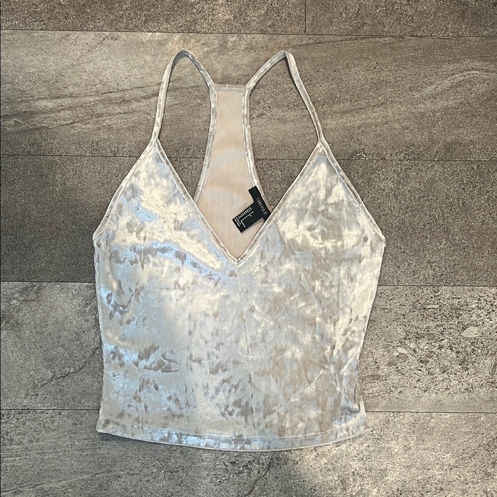 Gray Velvet Women's Top